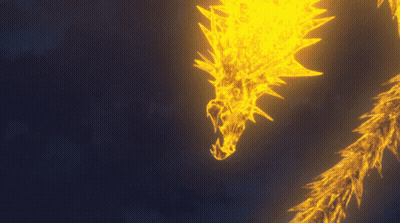 Blue Light Coming Out Of Yellow Object In Dark GIF