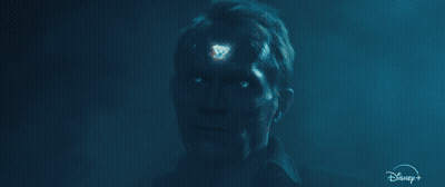 Blue Light Face Disney Plus GIF