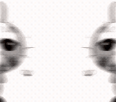Blue Lightning Ball With Caution Label GIF