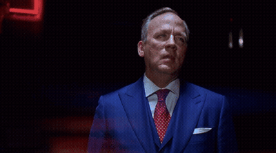 Blue Lightning Strike With Red C GIF