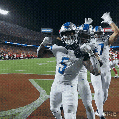 Blue Lion On Blue Background GIF