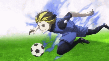 Blue Lock Bachira Meguru Blue Aura GIF