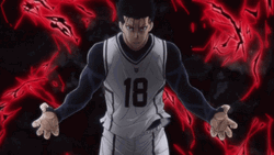 Blue Lock King Barou Red Lightning GIF
