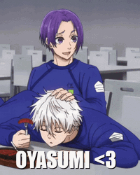 Blue Lock Nagi And Mikey Oyasumi GIF