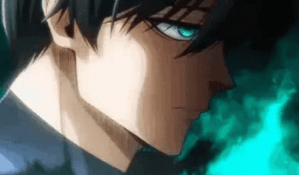 Blue Lock Rin Black Aura GIF