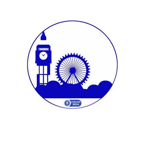 Blue London Ferris Wheel Sticker