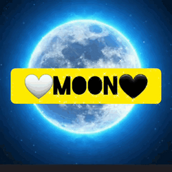 Blue Moon Illuminates Brightly GIF