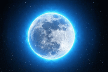 Blue Moon Luminous Light GIF