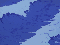 Blue Ocean Waves Animation