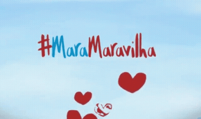 Blue Paper Airplane Flying With Red Hearts GIF