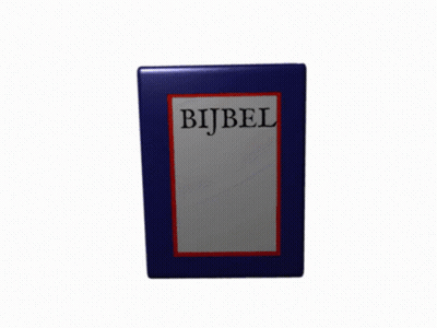 Blue Picture Frame With Man GIF