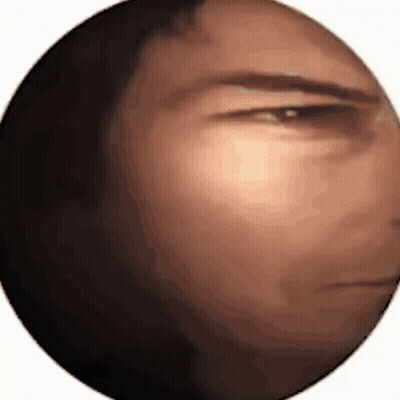 Blue Picture Frame With Man GIF