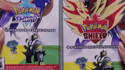 Blue Pokemon With White Collar Sitting At Green Building GIF