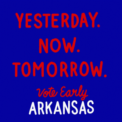 Blue Poster Saying Yesterday Now Tomorrow GIF