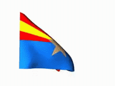 Blue Red And Yellow Flag With Star GIF