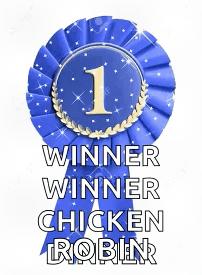 Blue Ribbon Number One GIF