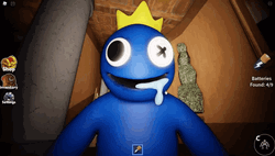 Blue Roblox Rainbow Friends  GIF