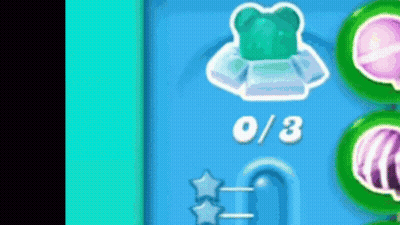 Blue Screen With Green Circle 0/3 GIF