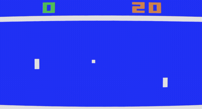 Blue Screen With Orange Number 20 GIF