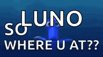 Blue Shark Saying Luno So Where U At GIF
