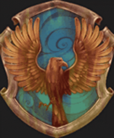 Blue Shield With Bird GIF