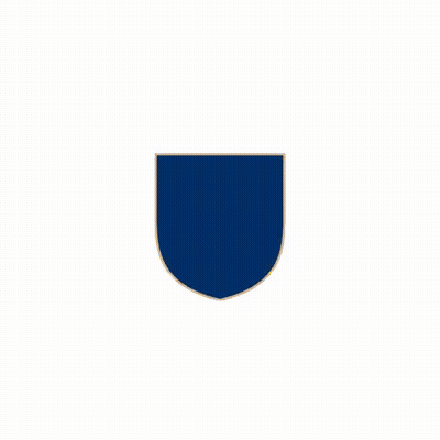 Blue Shield With Yellow And Red Stripe GIF