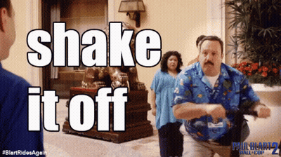 Blue Shirt Man Says Shake It Off GIF