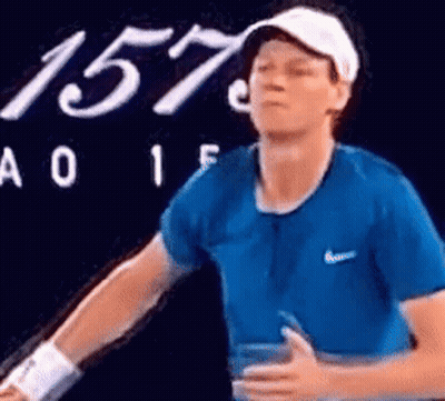 Blue Shirt Man Sign 157 A 01 F GIF