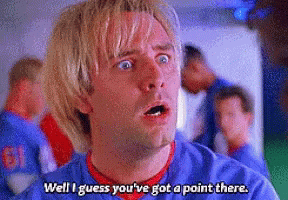 Blue Shirt Man Well I Guess You've Got A Point There GIF