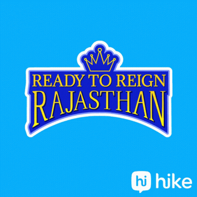 Blue Sign Saying Ready To Reign Rajasthan GIF