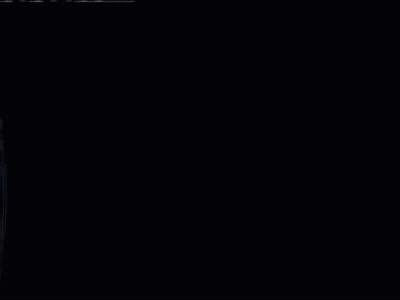 Blue Skull Logo With Hole GIF
