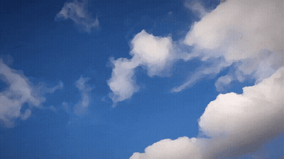 Blue Sky With Clouds GIF