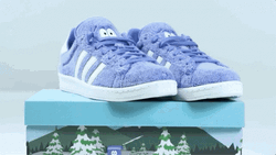 Blue South Park Adidas Campus 80S Shoes GIF