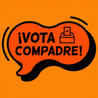 Blue Speech Bubble Saying Tu Voto Cuenta GIF