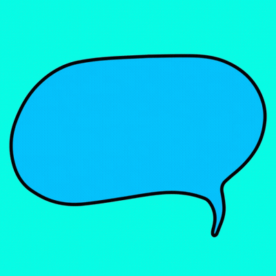 Blue Speech Bubble Saying Tu Voto Cuenta GIF