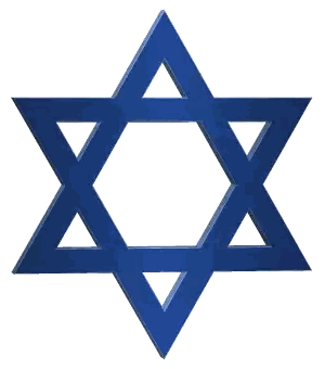 Blue Star With Circle Sticker