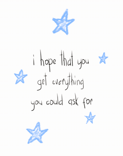 Blue Stars Hope You Get Everything GIF