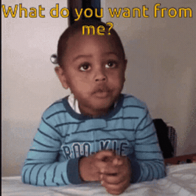 Blue-Striped Shirt Boy Asks What Do You Want From Me