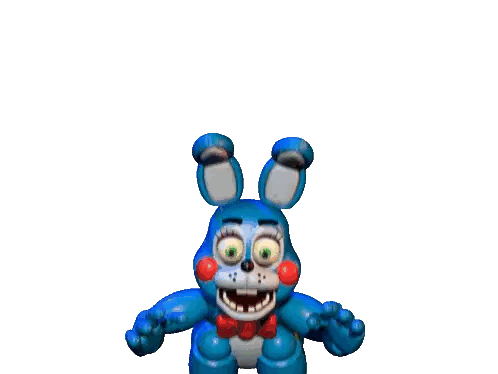Blue Stuffed Animal With Green Eyes And Red Balls Sticker