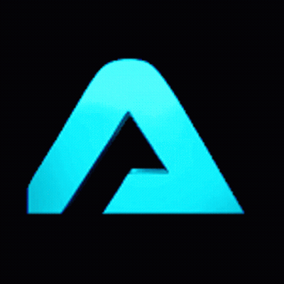 Blue Triangle Optical Illusion GIF