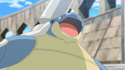 Blue Turtle With White Shell GIF