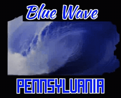 Blue Wave In Pennsylvania GIF
