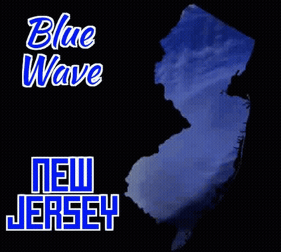 Blue Wave New Jersey Map GIF