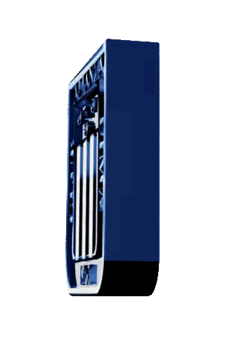 Blue White U A Emblem Sticker