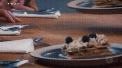 Blueberry Cake On Plate GIF