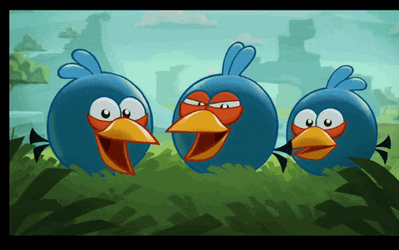 Blues Angry Birds GIF
