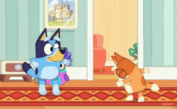 Bluey And Bingo Dancing GIF