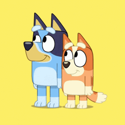 Bluey And Bingo Hi GIF