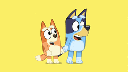 Bluey And Bingo Oooh Reaction They Amaze GIF