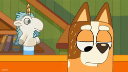 Bluey Chilli Heeler Regret GIF